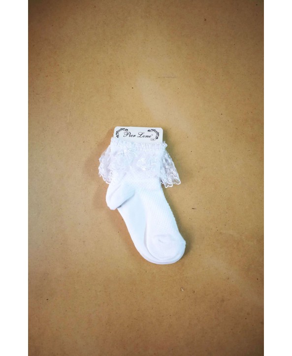 Pier Lone детски чорапи с дантела 